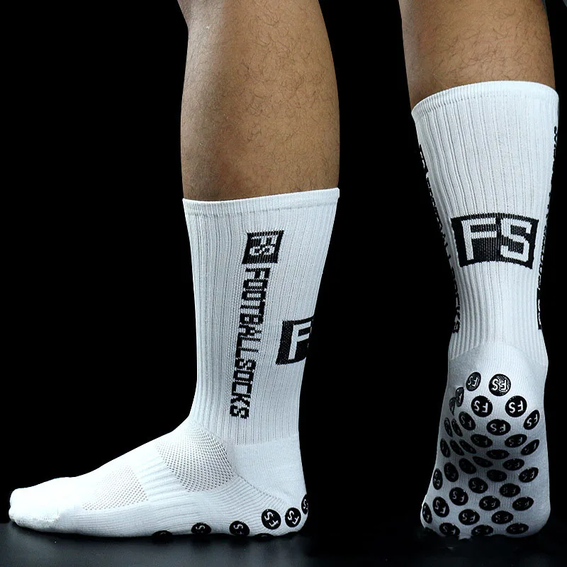 Chaussettes Football Antidérapantes Unisexes – Silicone, Toutes Saisons, Adultes & Enfants