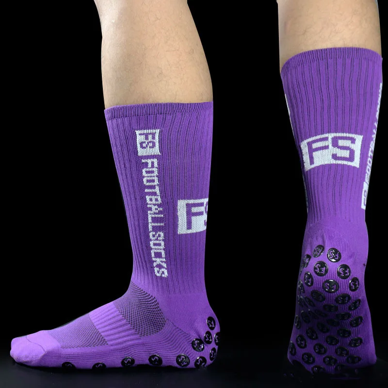 Chaussettes Football Antidérapantes Unisexes – Silicone, Toutes Saisons, Adultes & Enfants