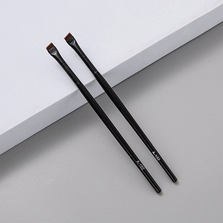 Pinceau Sourcils & Eye-liner Professionnel Tête Oblique Ultra-Fine – Précision Parfaite