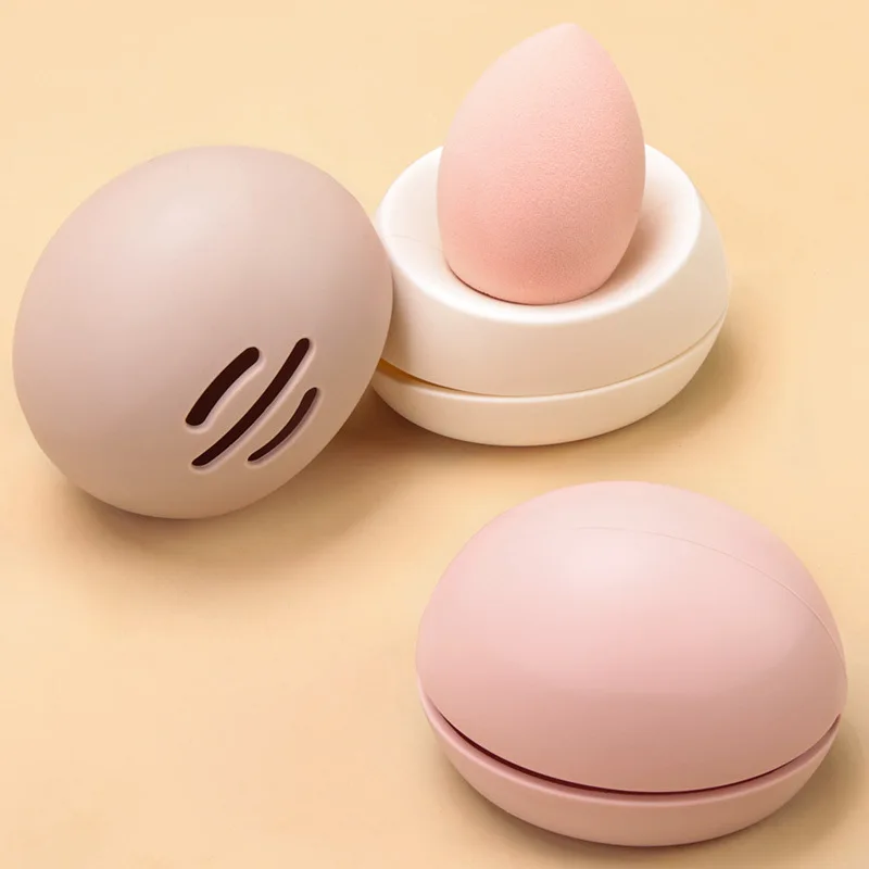 Boîte de rangement en silicone pour œuf de beauté – Anti-poussière & Portable