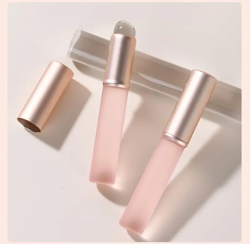 Pinceau à Lèvres en Silicone avec Capuchon Anti-Poussière – Applicateur Précision Gloss & Correcteur