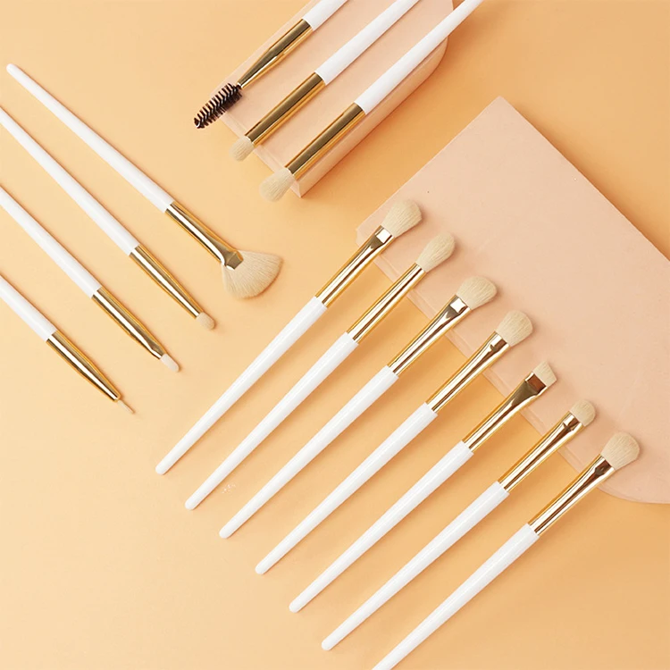 Set 14 Pinceaux Maquillage Professionnels Vander – Manche Bois, Fibres Synthétiques