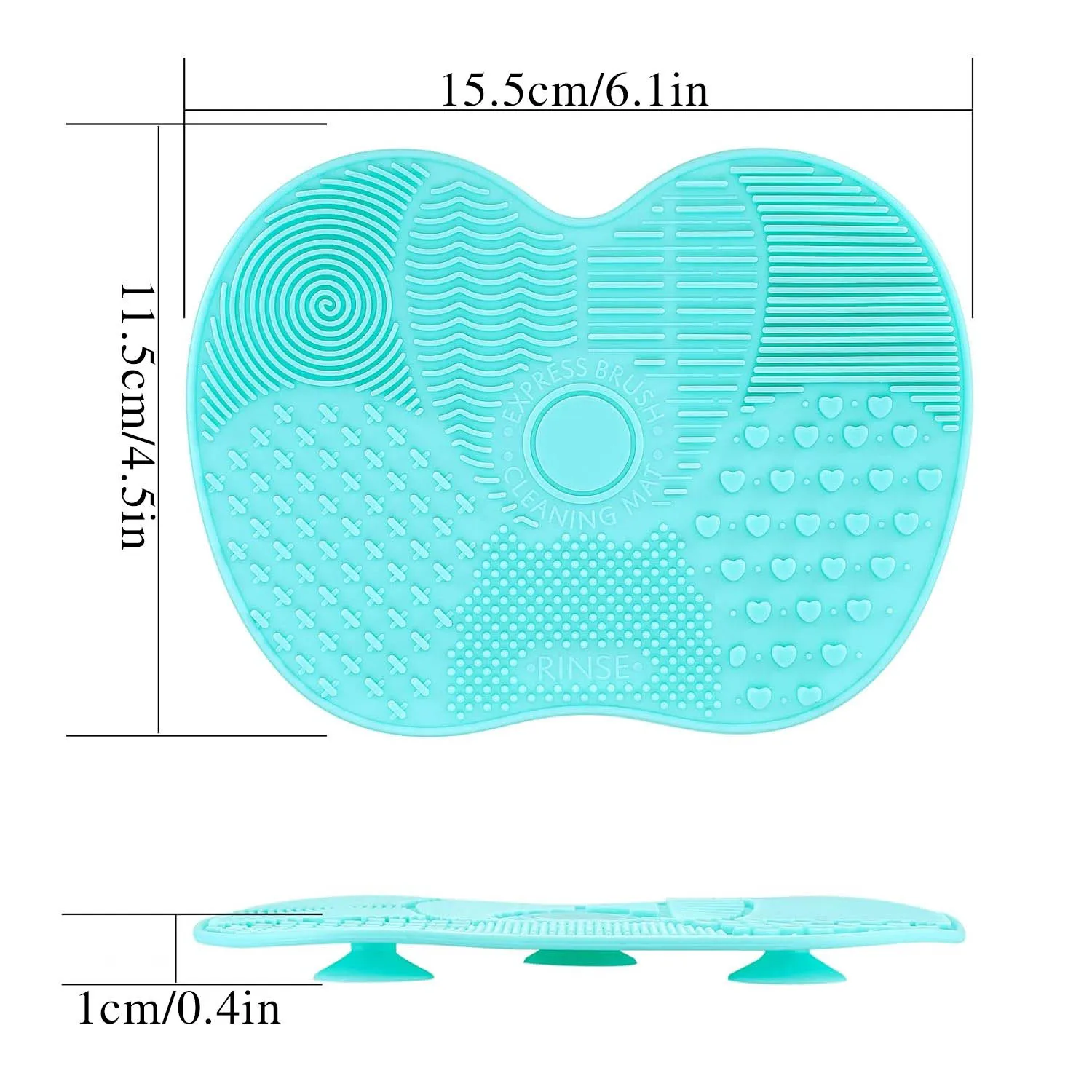 Brosse Silicone Nettoyante pour Pinceaux Maquillage – Ventouses Pratiques