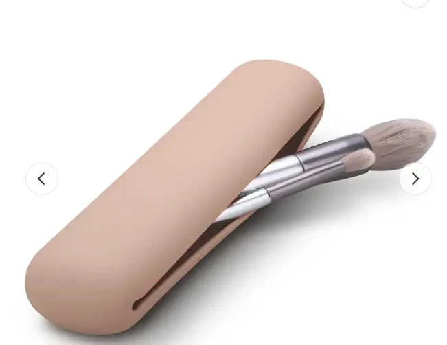 Trousse de Maquillage en Silicone Portable & Imperméable – Pochette Voyage Pliable