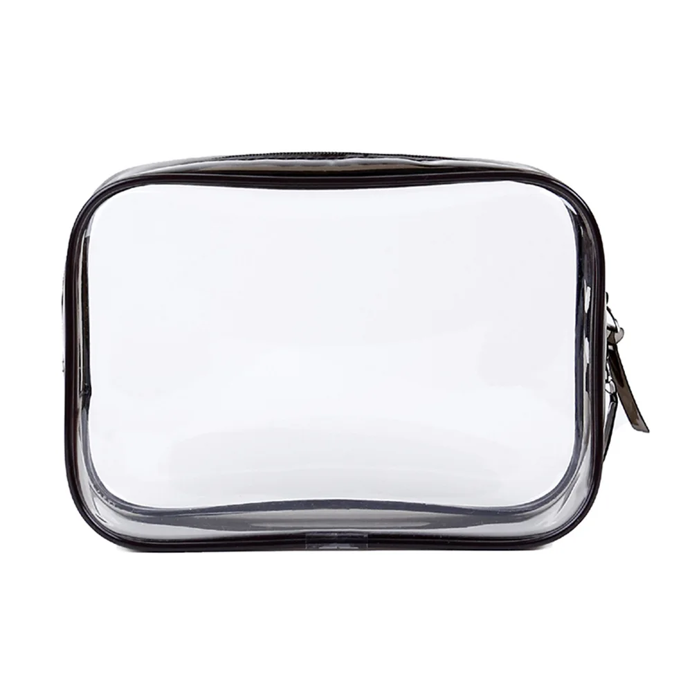 Trousse de toilette transparente PVC grande capacité – Pochette cosmétique étanche portable