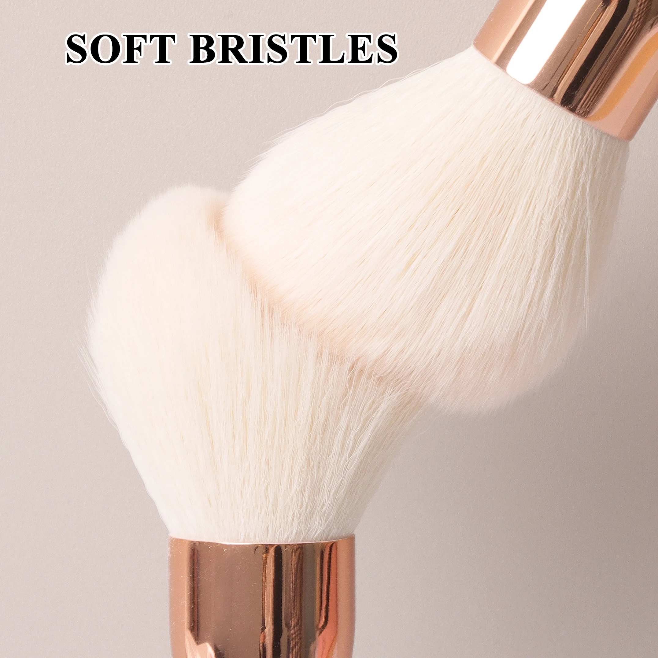 Set 18 Pinceaux Maquillage Professionnels – Poils Synthétiques & Manche en Bois
