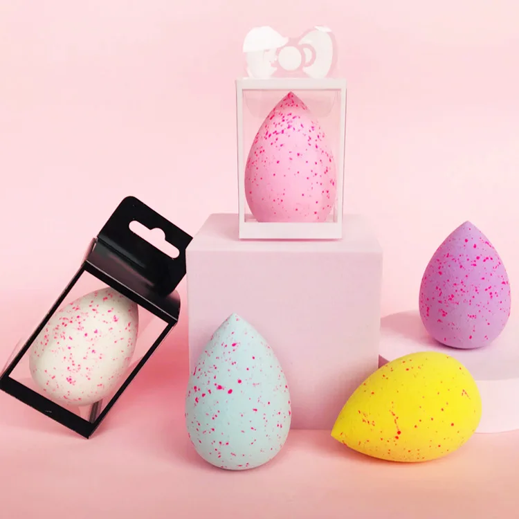Éponge Maquillage Beauty Egg Meteor Shower – Douce & Lavable, Forme Goutte d'Eau