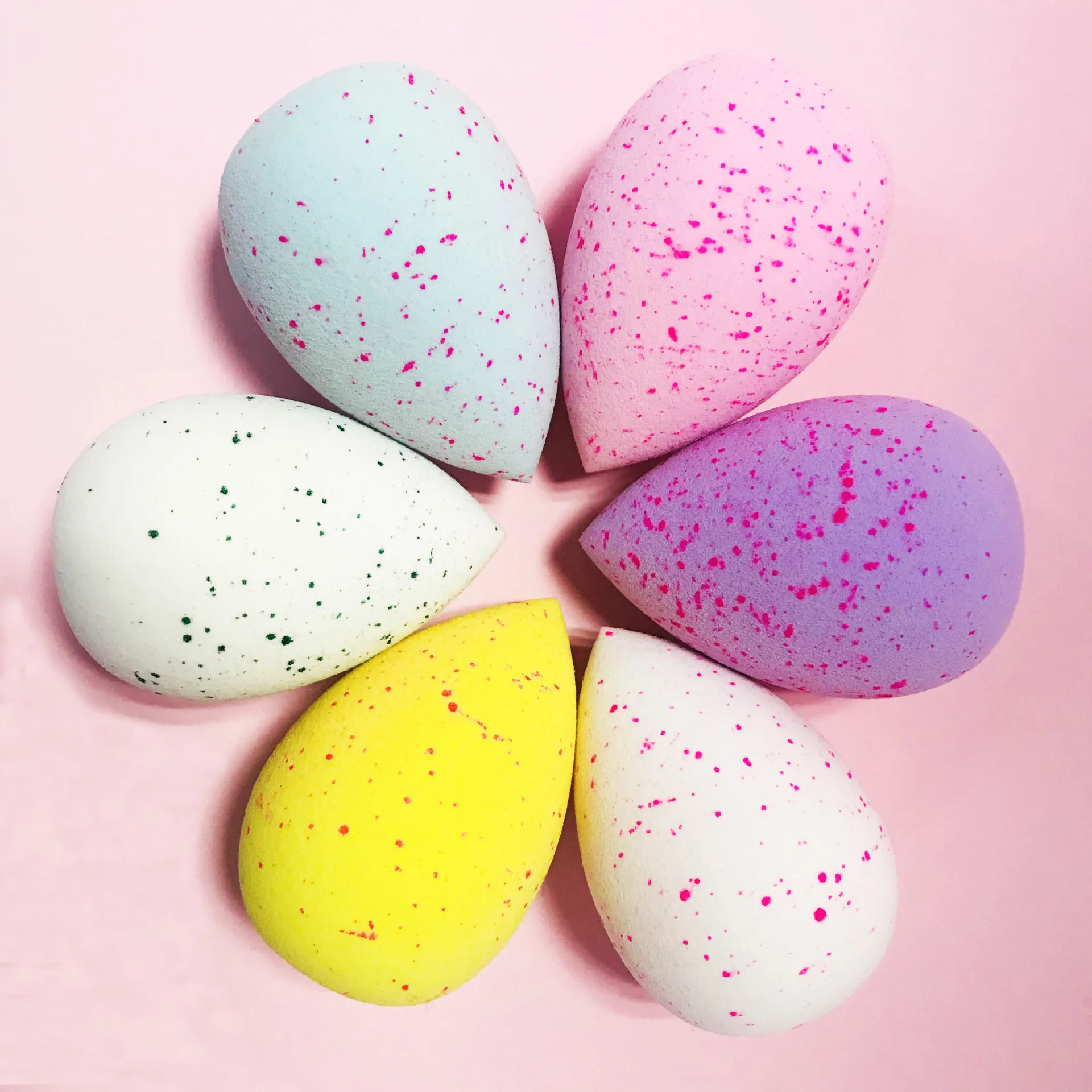 Éponge Maquillage Beauty Egg Meteor Shower – Douce & Lavable, Forme Goutte d'Eau