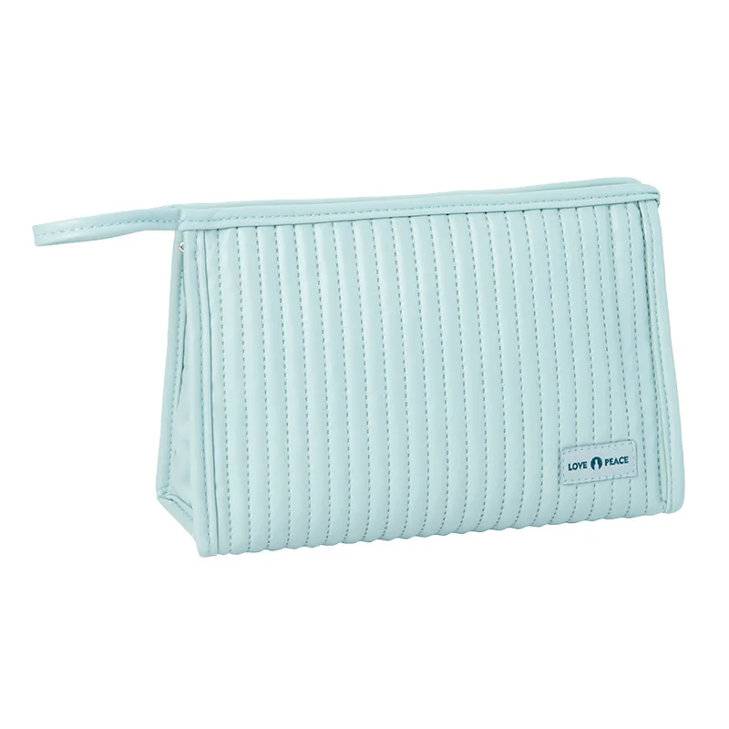 Pochette maquillage portable couleurs bonbon – Organisateur cosmétique de voyage pour femmes
