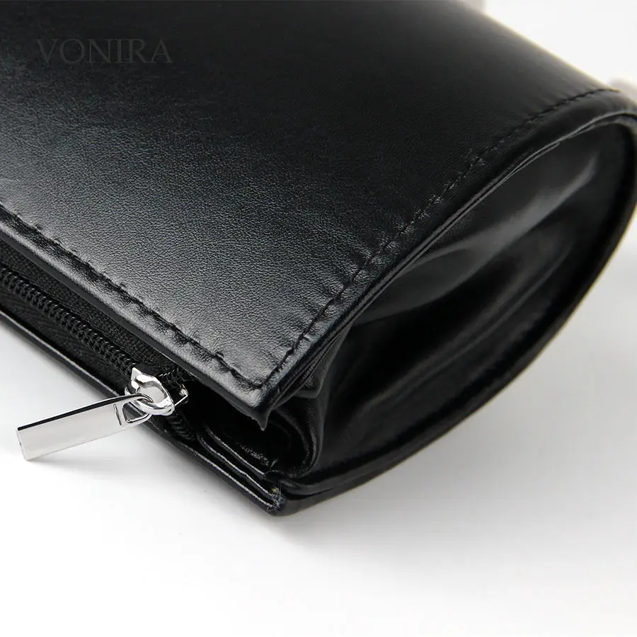 Trousse Organisateur Pinceaux Maquillage Professionnel – Cuir, Grande Capacité, Imperméable