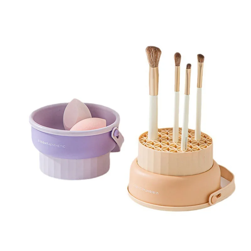 Tampon Nettoyant Silicone pour Pinceaux de Maquillage – Lavable & Réutilisable