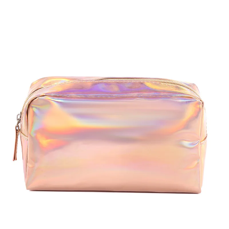 Trousse de Maquillage Holographique Imperméable – Sac Cosmétique Arc-en-ciel