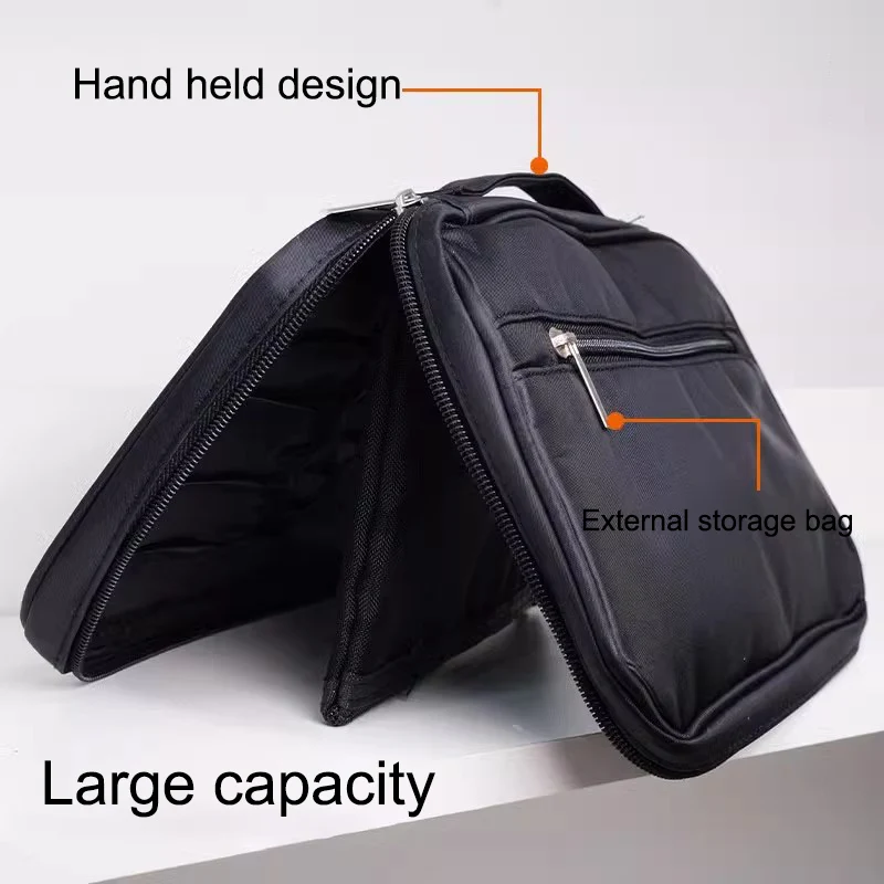 Sac cosmétique grande capacité EMF – Rangement maquillage professionnel résistant à l'eau