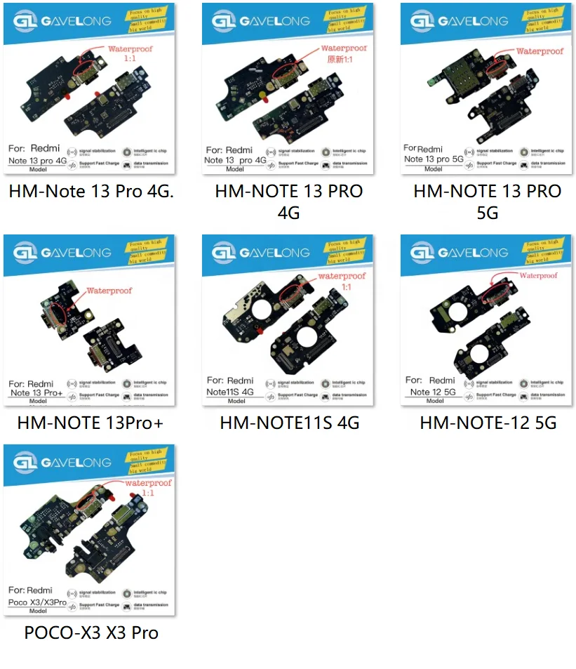 Câble flexible de charge Redmi Note 10T – Connecteur port USB original GAVELONG