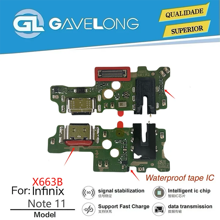 Carte de charge Type-C Infinix Note 50X 5G X6857 – Pièce de remplacement originale