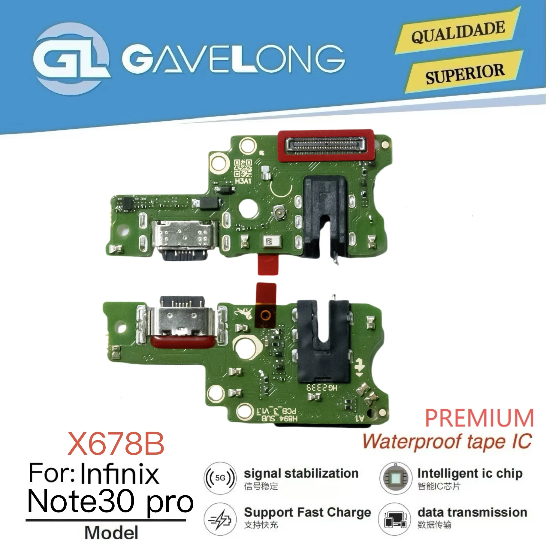 Carte de Charge Infinix Note 60 – Connecteur USB Remplacement Original GAVELONG