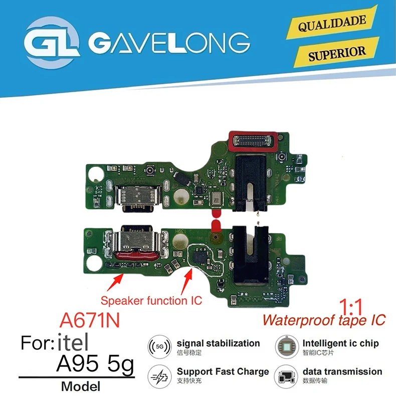 Connecteur de charge USB OEM – Câble flexible pour Oppo A95 5G A671N