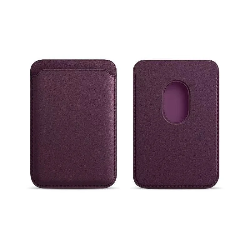 Portefeuille magnétique luxe en cuir PU – Porte-cartes & téléphone 24 couleurs