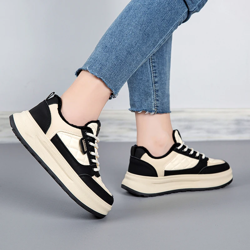 Chaussures Sneakers SPETER Semelle Surélevée | Doublure Polaire | Résistant Eau | Urbain