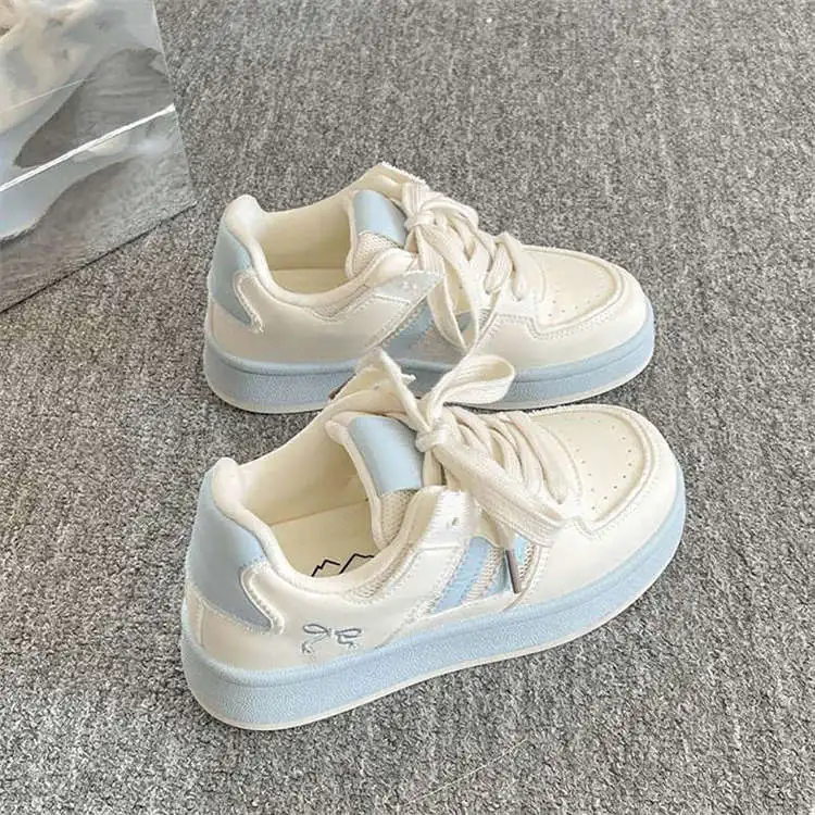 Chaussures de sport fille légères & respirantes – Toutes saisons (Rose/Beige/Bleu)