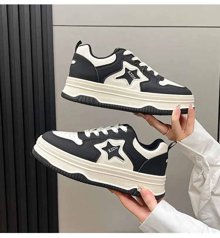 Sneakers Fille Légères & Respirantes – Style Skate Casual | Bout Rond