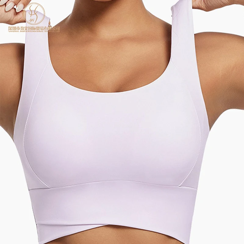 Soutien-gorge de sport push-up respirant pour femme – Coussin intégré, taille plus