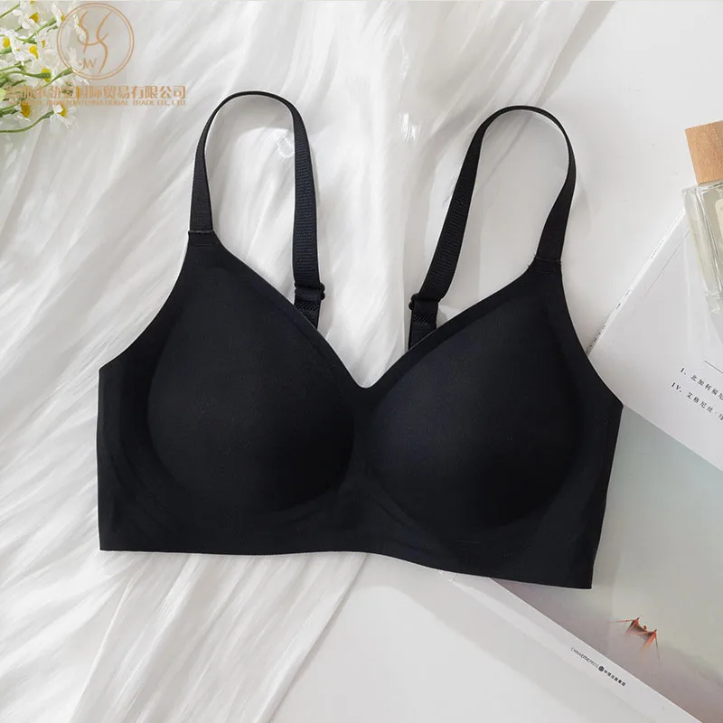 Soutien-gorge Push-Up Sans Fil Ultra-Doux | Bralette Sans Couture Respirante Toutes Saisons