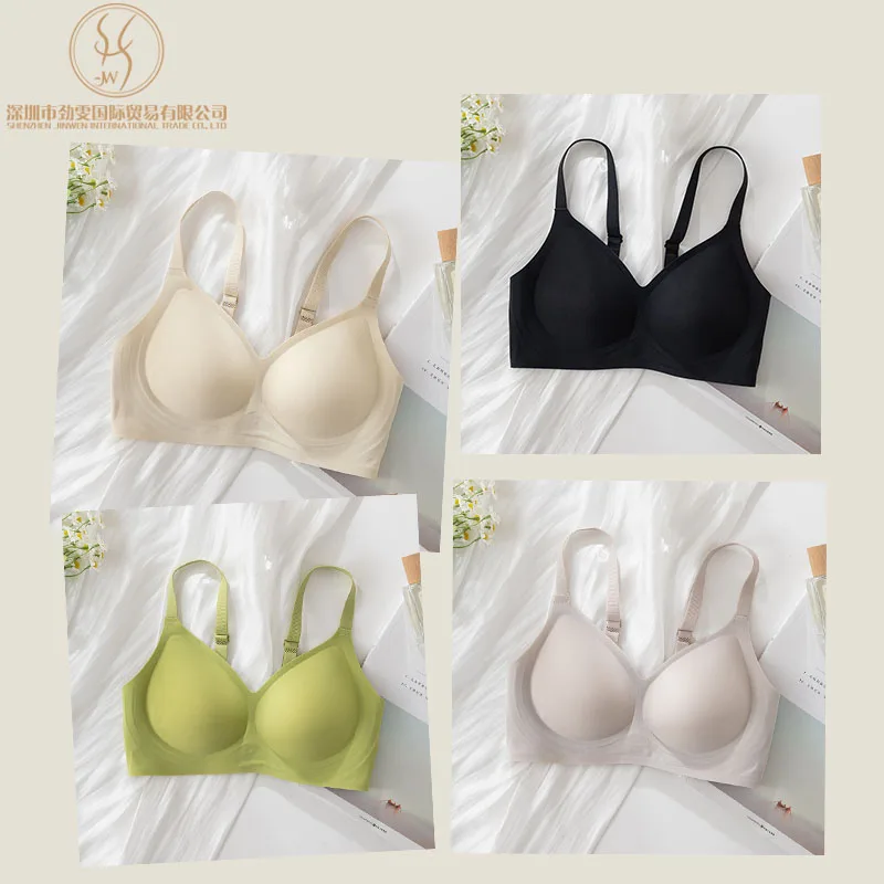 Soutien-gorge Push-Up Sans Fil Ultra-Doux | Bralette Sans Couture Respirante Toutes Saisons