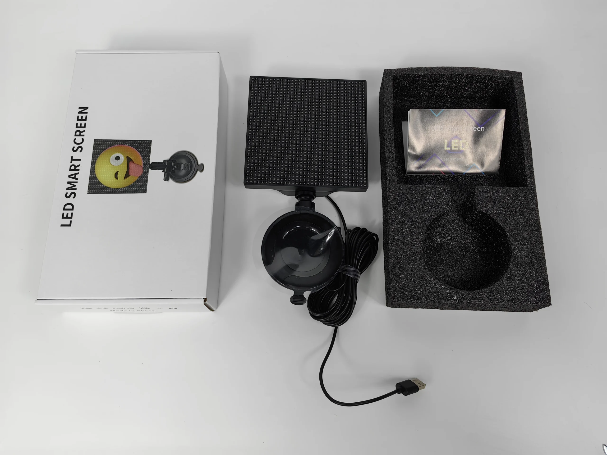 Écran LED RGB Intelligent pour Voiture 32x32 Pixels – Contrôle Bluetooth via Application