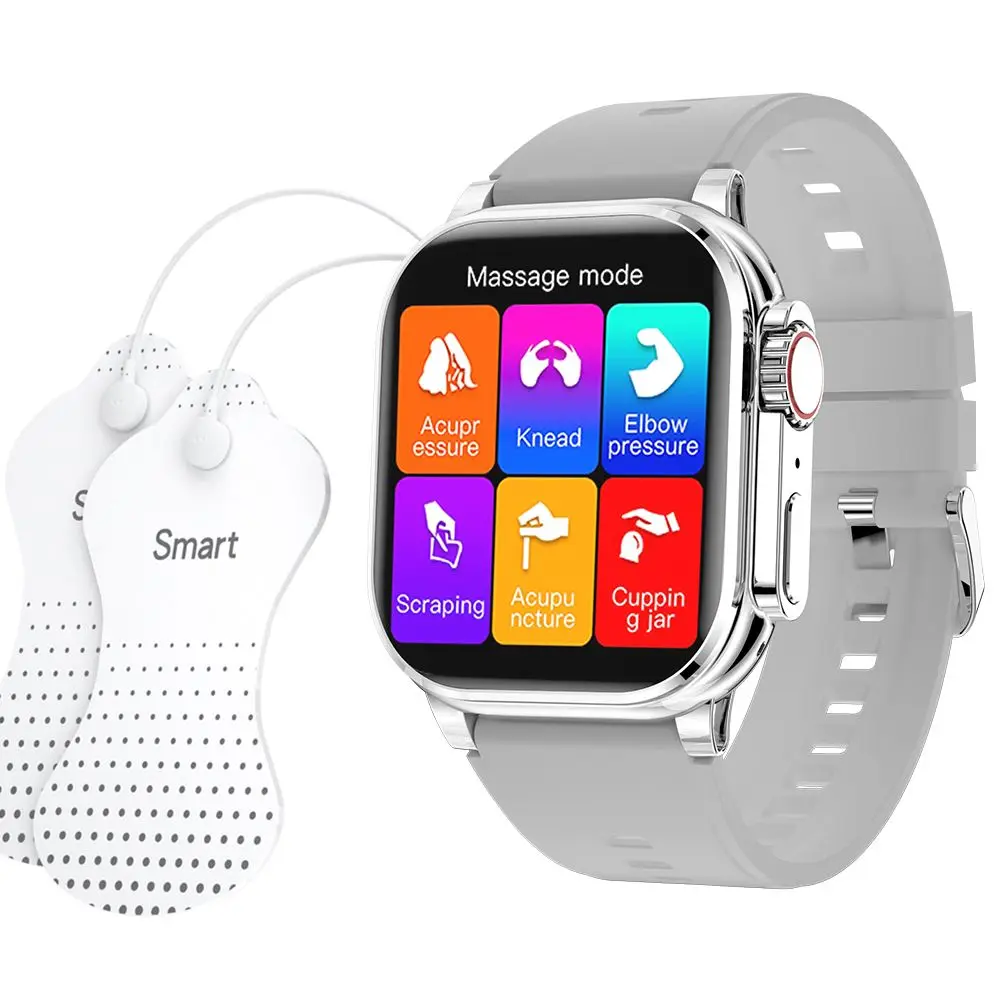 Montre Connectée Robuste IP67 – Massage, Fréquence Cardiaque & SpO2 – Écran TFT 2.09"