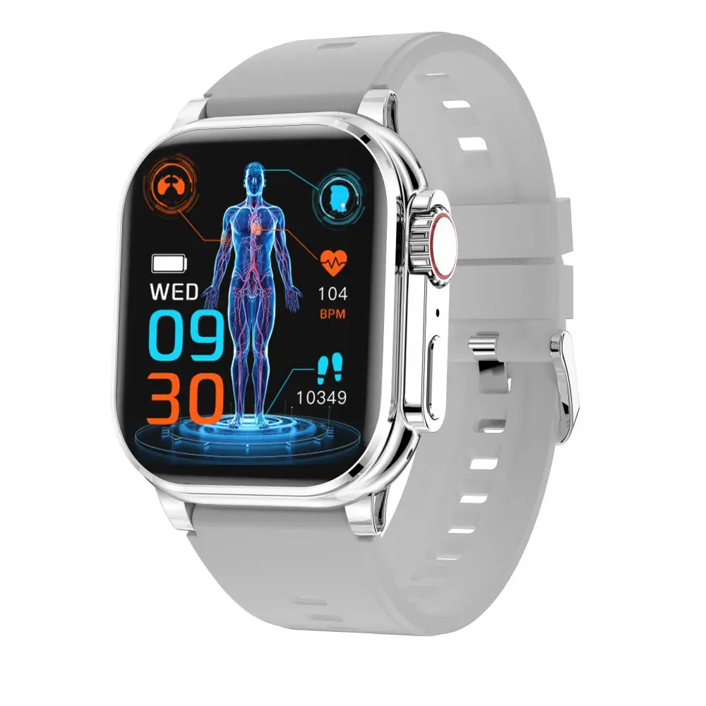 Montre Connectée Robuste IP67 – Massage, Fréquence Cardiaque & SpO2 – Écran TFT 2.09"