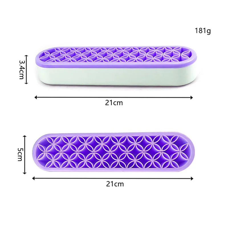 XinyiArt Porte-Pinceaux Maquillage Silicone Multifonctionnel – Organisateur Voyage & Bureau