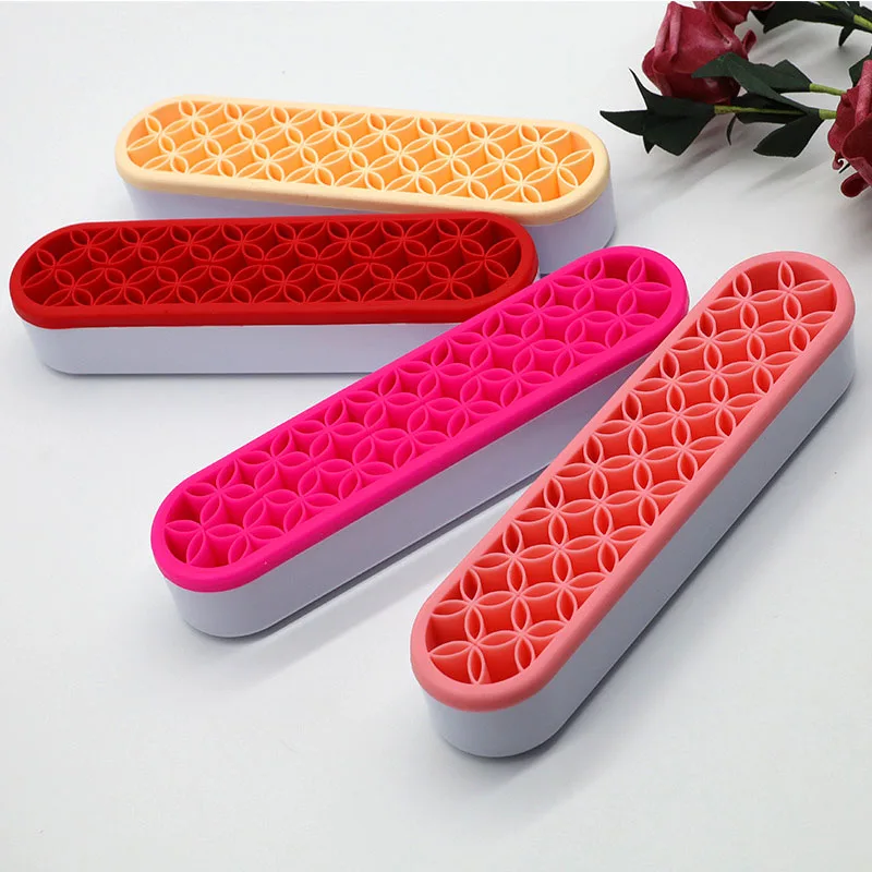 XinyiArt Porte-Pinceaux Maquillage Silicone Multifonctionnel – Organisateur Voyage & Bureau