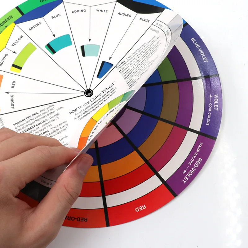 Roue des Couleurs XinyiArt 14cm – Guide de Mélange pour Artistes