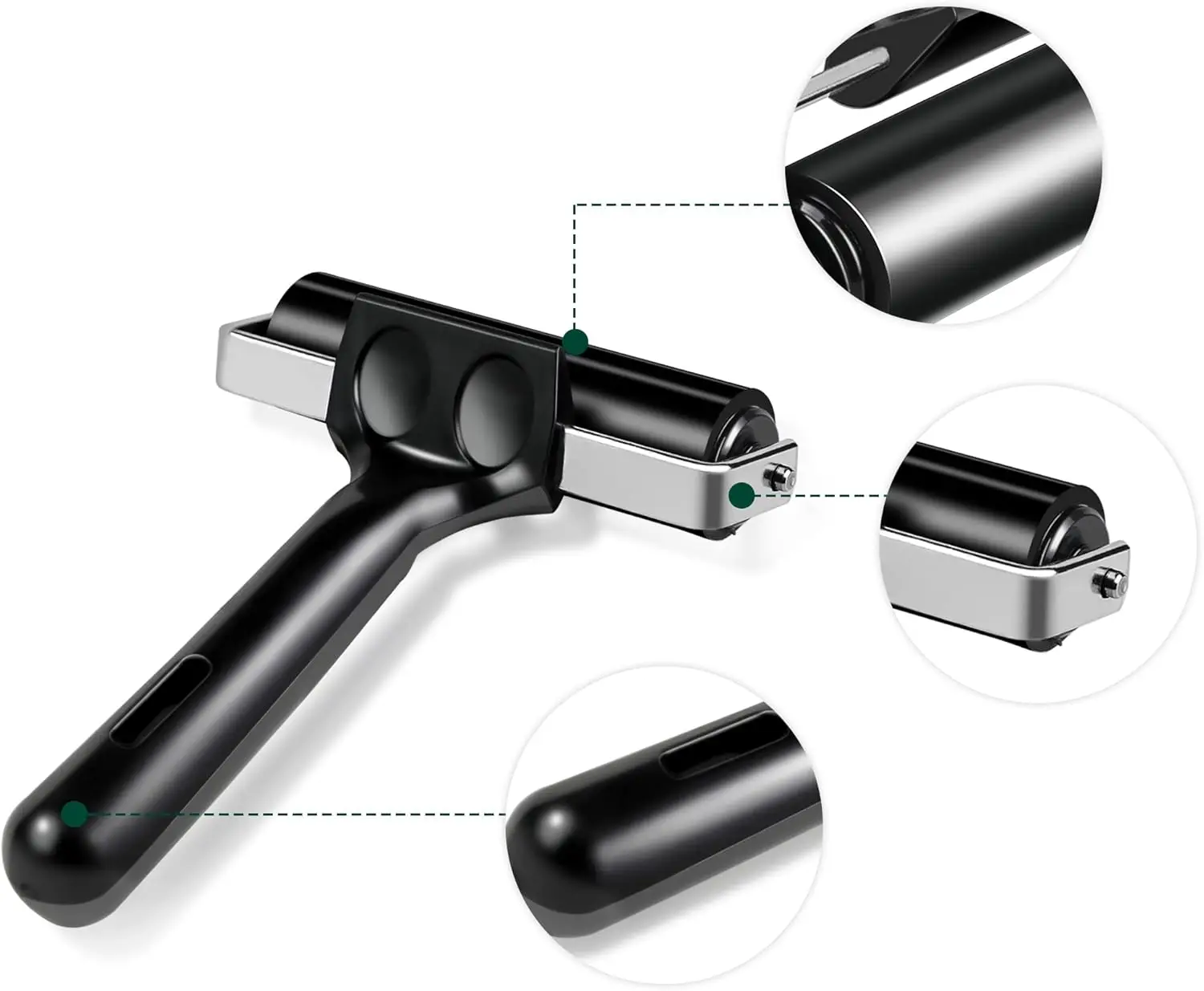 Rouleau Brayer XinyiArt 4 pouces – Rouleau à encre en caoutchouc pour gravure et impression