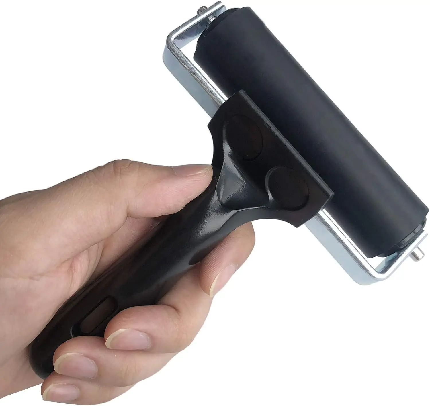 Rouleau Brayer XinyiArt 4 pouces – Rouleau à encre en caoutchouc pour gravure et impression