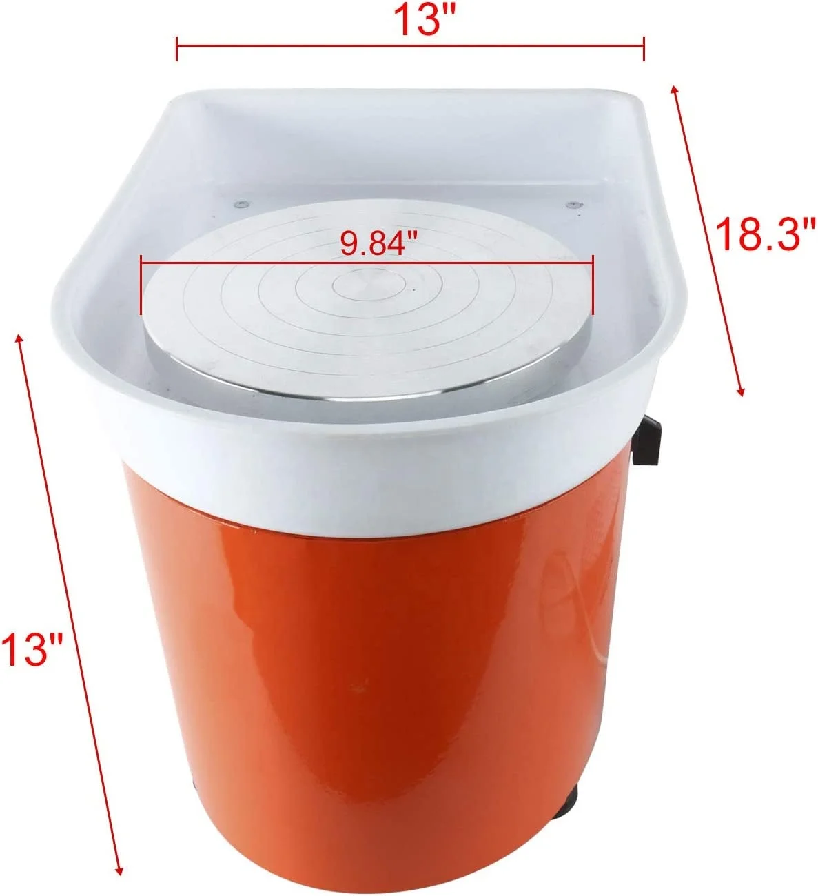 Tour de Poterie Électrique 350W avec Pédale – Plateau 25cm, Certifié CE