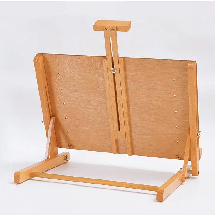 Chevalet de table en bois de hêtre massif XinyiArt – Réglable, 48x37x60cm, certifié EN71