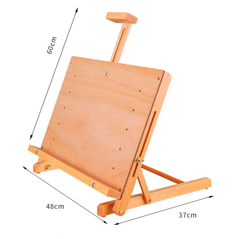 Chevalet de table en bois de hêtre massif XinyiArt – Réglable, 48x37x60cm, certifié EN71