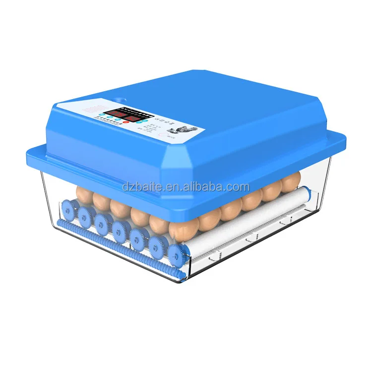 Incubateur Automatique 16 Œufs – Retournement Auto, Taux d'Éclosion +98%, Double Alimentation
