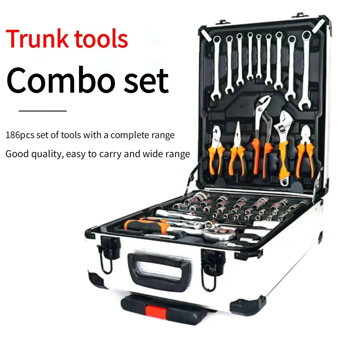 Boîte à outils professionnelle sur roulettes – Caisse rigide 44x42x20 cm