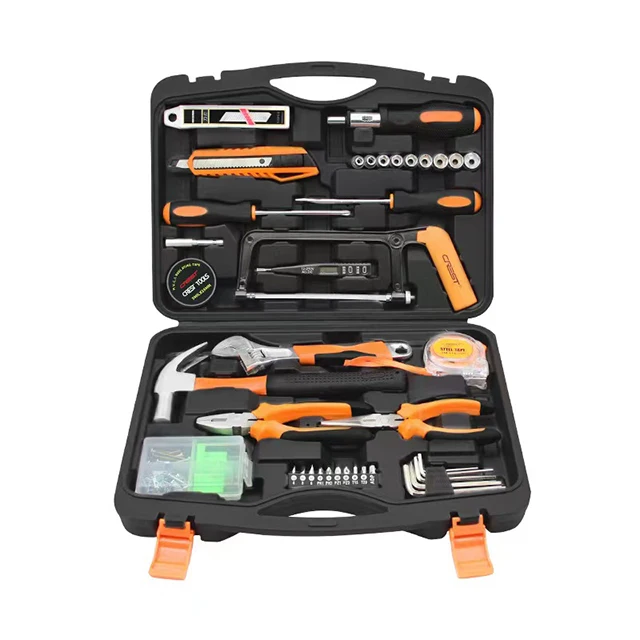 Coffret Outils CREST 208000 – 60 Pièces Acier Carbone | Mallette Rigide