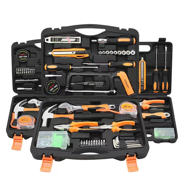 Coffret Outils CREST 208000 – 60 Pièces Acier Carbone | Mallette Rigide
