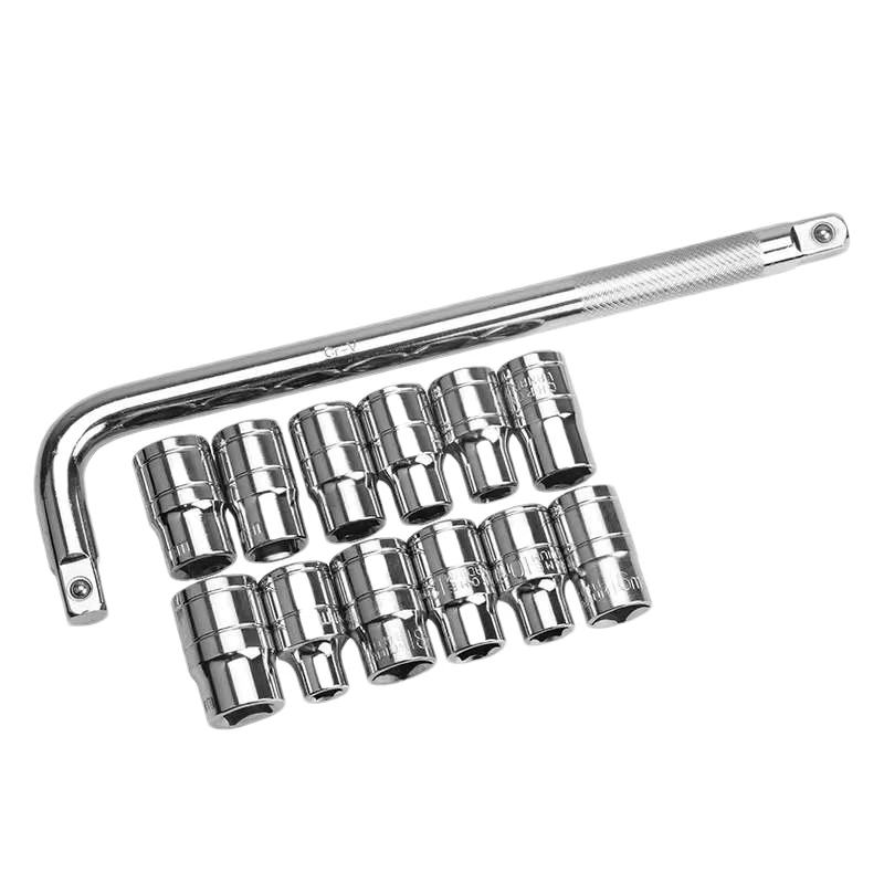 Clé à Cliquet Multifonctionnelle Pro – Acier Chrome-Vanadium – 9 Douilles