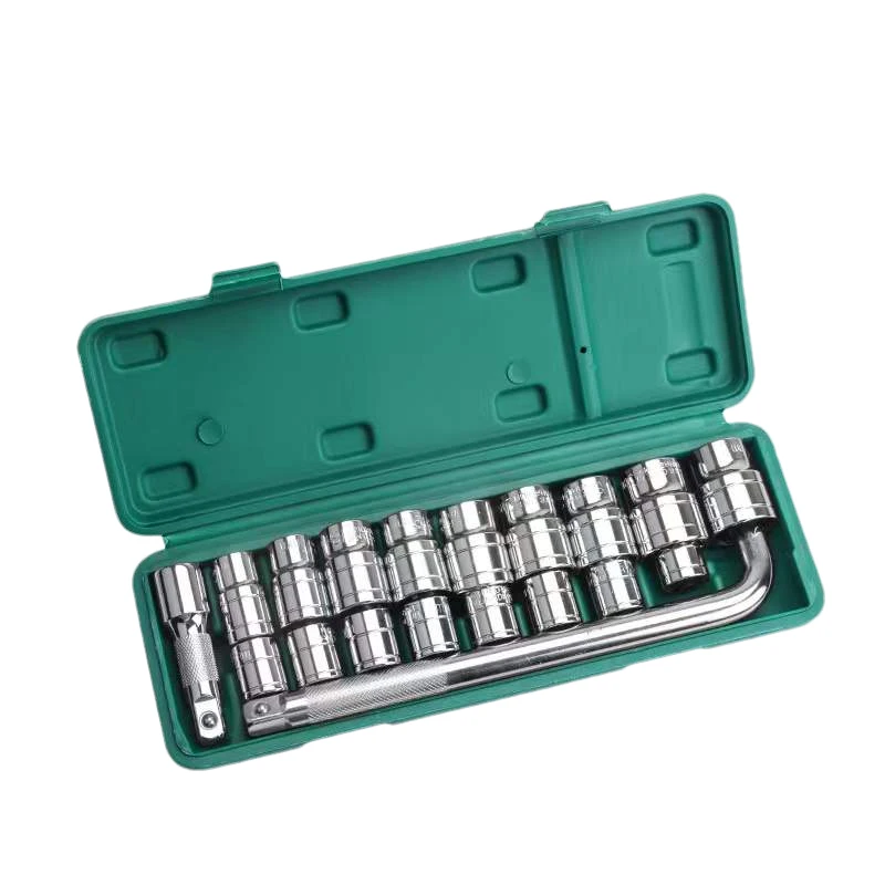 Clé à Cliquet Multifonctionnelle Pro – Acier Chrome-Vanadium – 9 Douilles