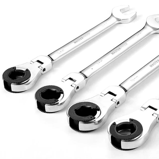 Clé à Cliquet Tube 2-en-1 Fleur de Prunier MAISIDE – 8 à 19mm, 72 dents