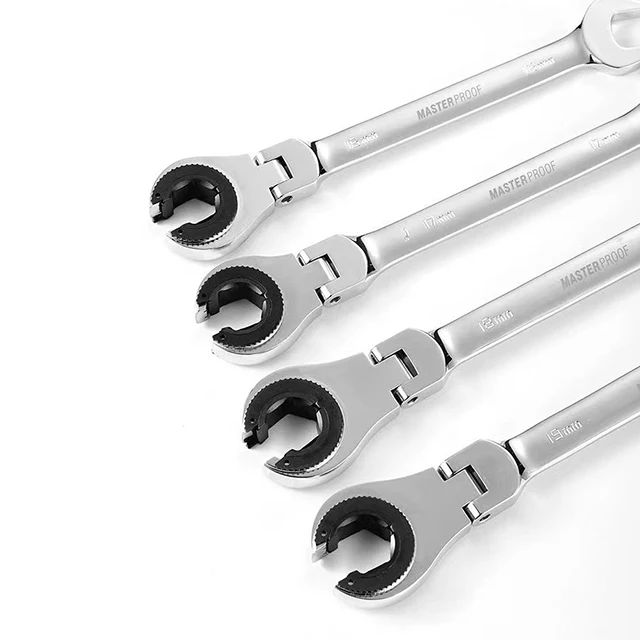 Clé à Cliquet Tube 2-en-1 Fleur de Prunier MAISIDE – 8 à 19mm, 72 dents