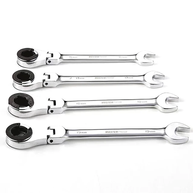 Clé à Cliquet Tube 2-en-1 Fleur de Prunier MAISIDE – 8 à 19mm, 72 dents