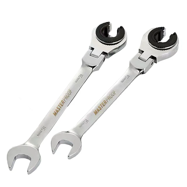 Clé à Cliquet Double Tête MAISIDE 72 Dents – Acier Chrome 8-19mm
