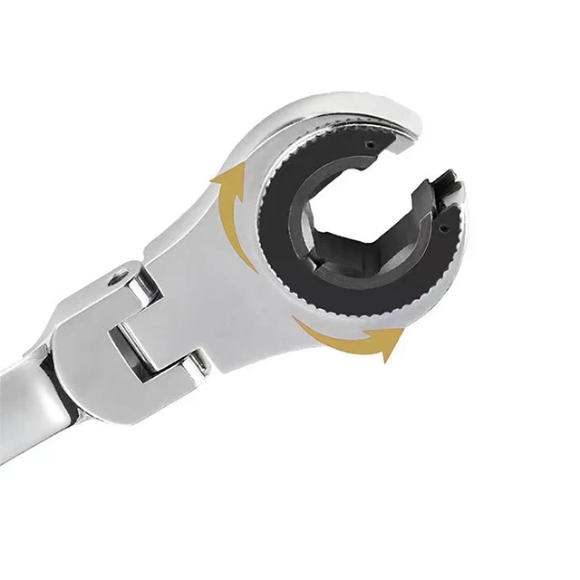 Clé à Cliquet Double Tête MAISIDE 72 Dents – Acier Chrome 8-19mm